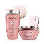 Kérastase Chroma Absolu Respect Shampoo & Filler Hair Mask Combo For Colored Hair | +95% Nourishment | Infused with Restoring Acids & Centella Asiatica