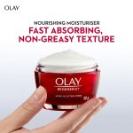 Olay Regenerist Micosculpting Day Cream | Hydrated, Plump, Bouncy Skin | With Hyaluronic Acid, Niacinamide and Peptides | Normal, Oily, Dry, Combination Skin | 50g - Image 8