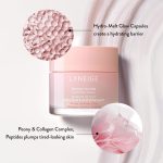 LANEIGE Bouncy&Firm Face Sleeping Mask with Collagen | Barrier Boosting Hydration with Peony & Collagen Complex | Gel Texture Collagen Cream | Night Cream for Glowing Skin - Image 4